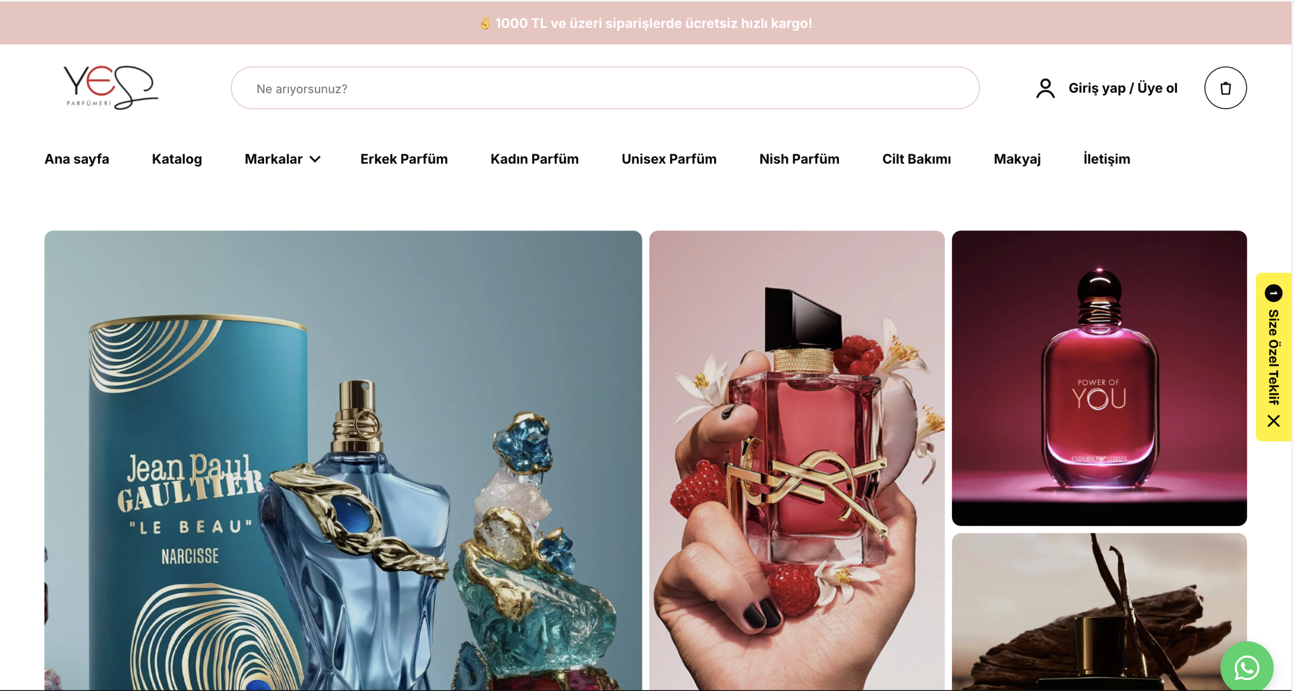Shopify E-Ticaret Projesi